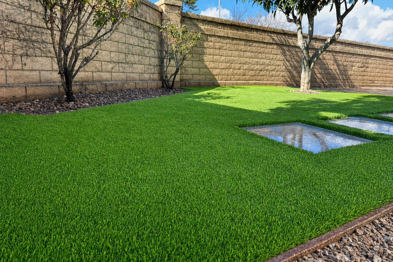 Artificial turf installation in Wichita Falls, TX