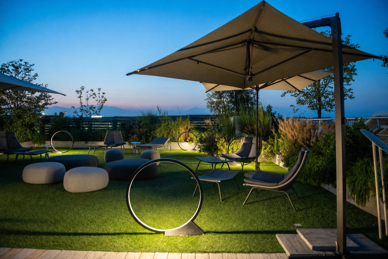Turf for rooftop gardens in Wichita Falls, TX